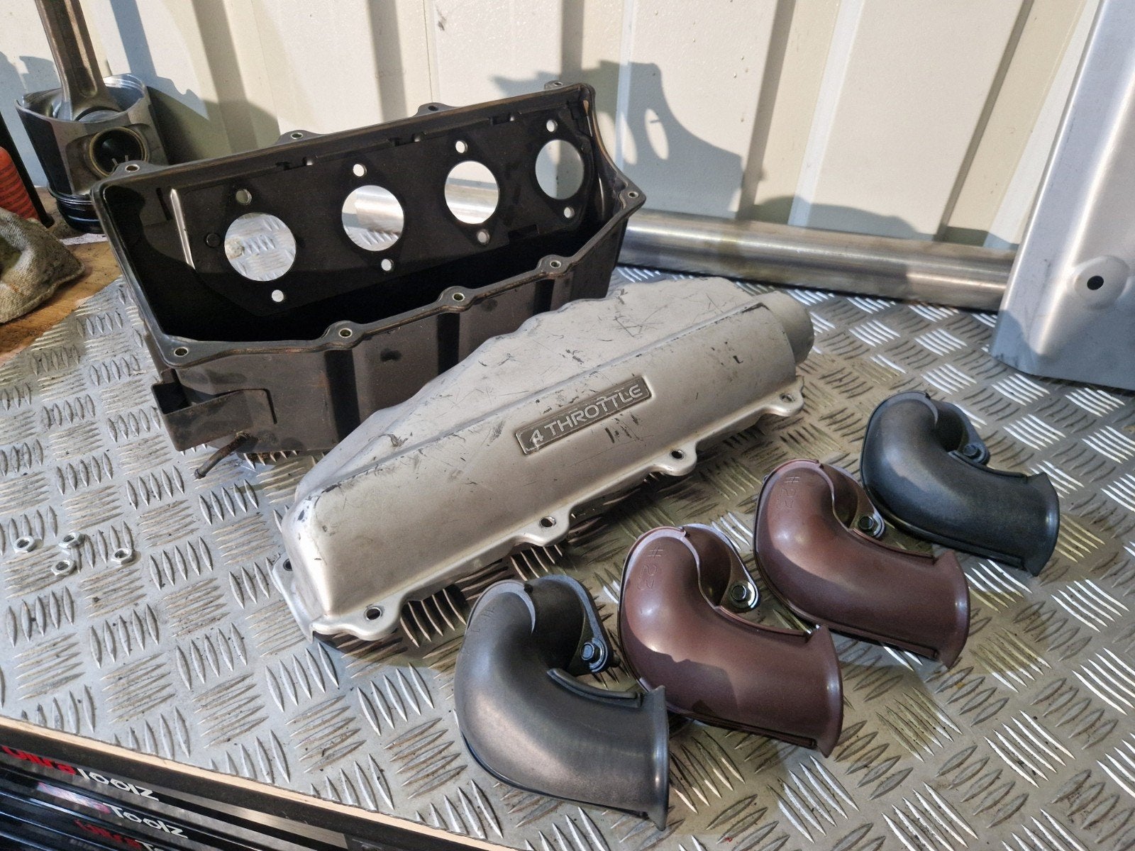 Toyota 4A-GE 20v Silvertop Inlaat ITB Airbox Plenum, Auto-onderdelen, Motor en Toebehoren, Ophalen of Verzenden, Gebruikt, Toyota