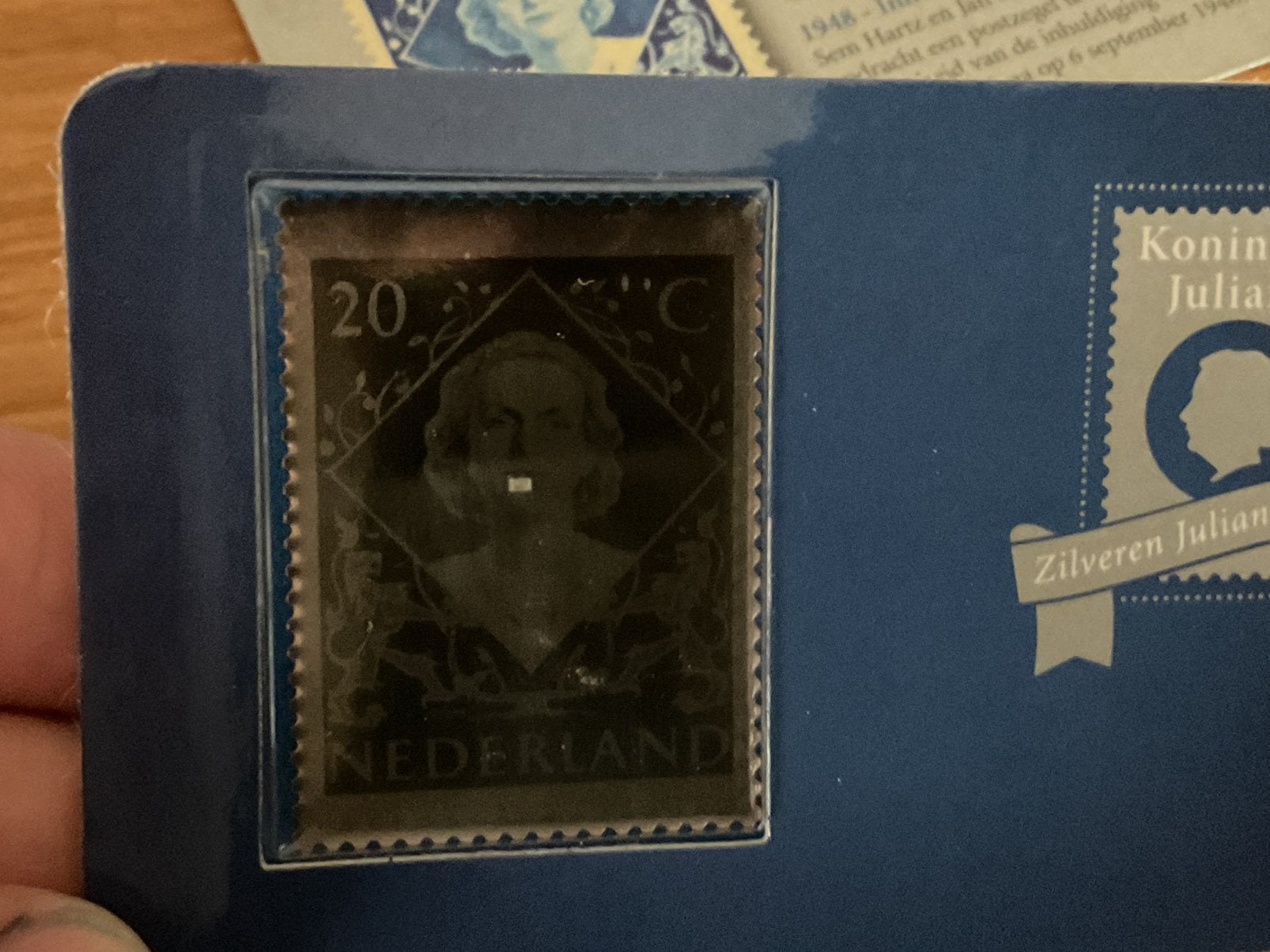 Zilveren Juliana zegel nvph 507, Postzegels en Munten, Postzegels | Nederland, Ophalen of Verzenden