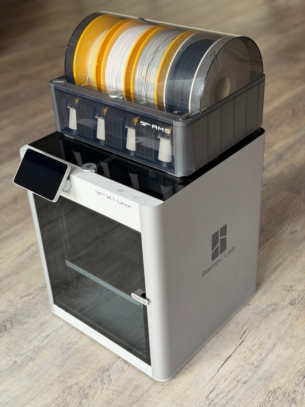 Te koop: Bambu Lab X1-C met AMS en heel veel extra’s, Computers en Software, 3D Printers, Ophalen, Ingebouwde Wi-Fi, Zo goed als nieuw