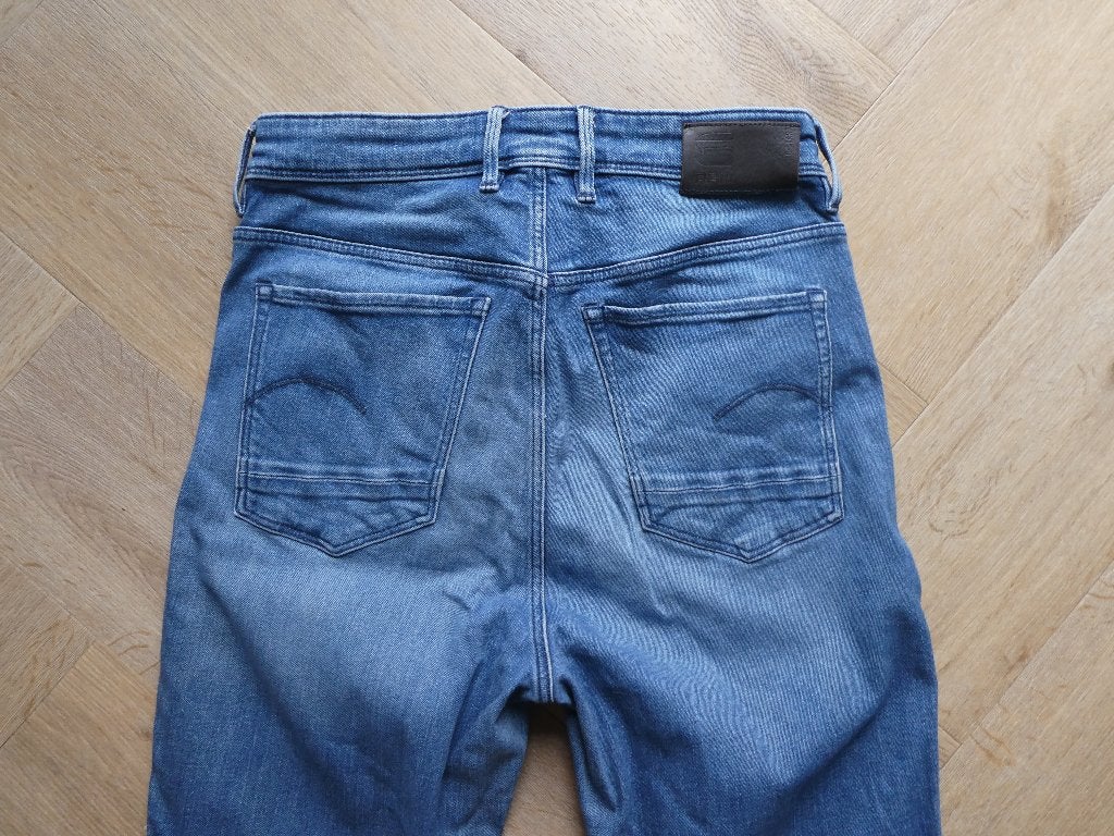 Mooie Gstar Kafey Ultra High Skinny spijkerbroek maat 31-32, Blauw, Ophalen of Verzenden, Zo goed als nieuw, W30 - W32 (confectie 38/40)
