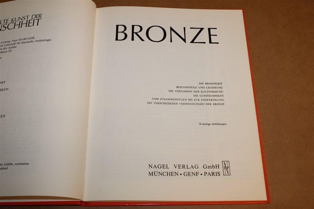 Bronze — Vintage Kunstboek Bronstechnieken 1974, Ophalen of Verzenden