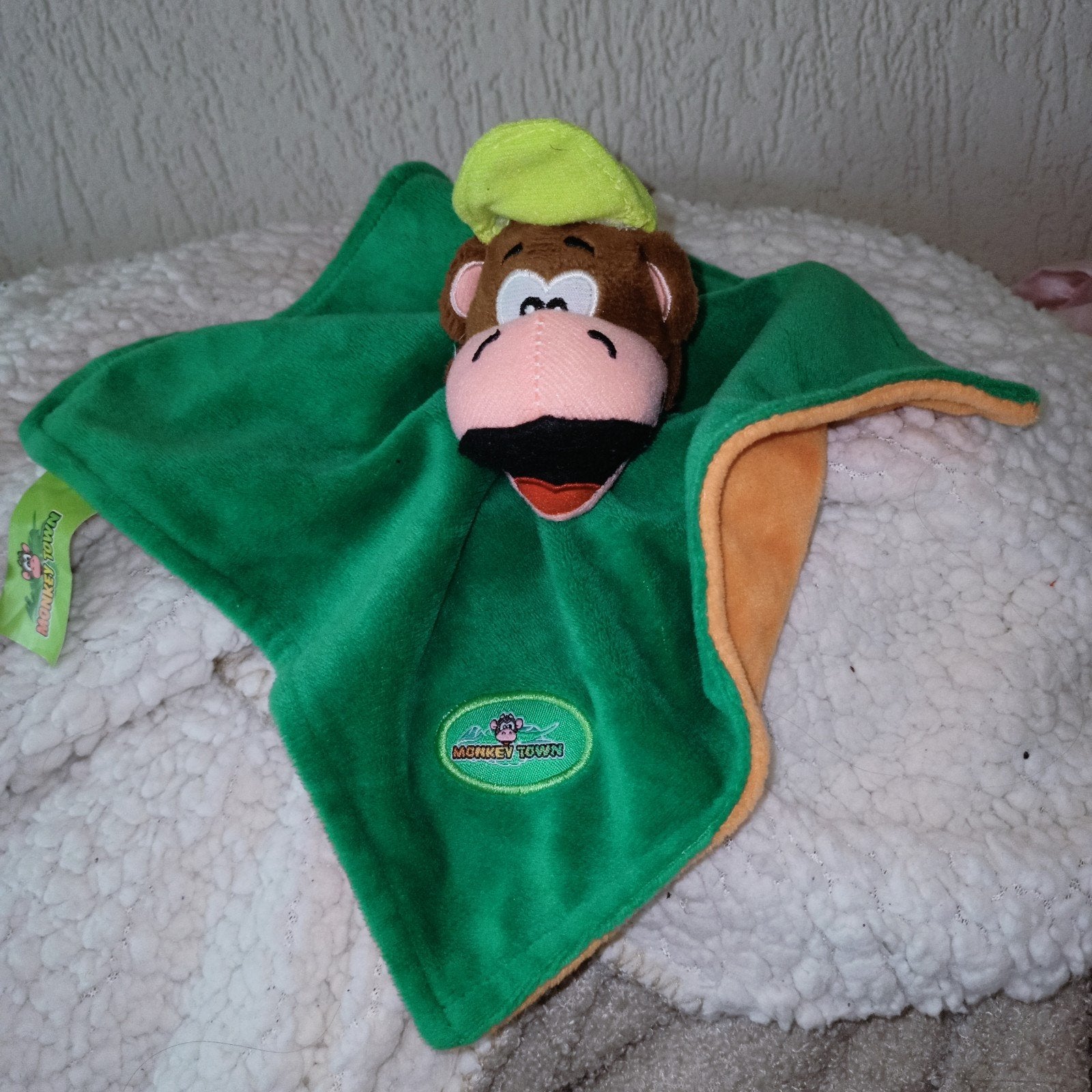 Monkey town. Apen kroeldoek., Kinderen en Baby's, Speelgoed | Knuffels en Pluche, Overige merken, Overige typen, Ophalen of Verzenden