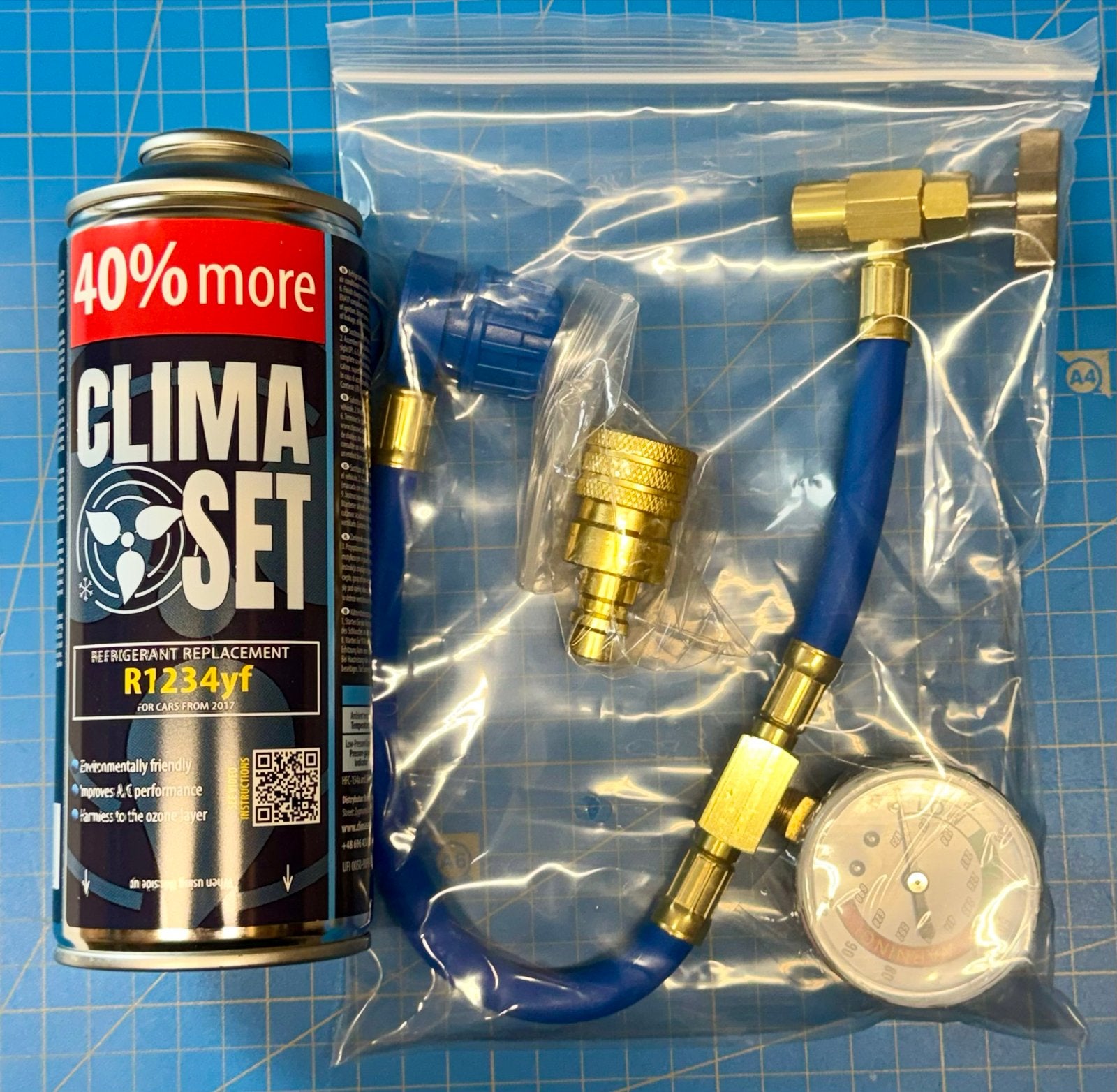 R1234yf Clima Set voor auto airco vulling - Nieuw, Ophalen of Verzenden, Nieuw, Universele onderdelen