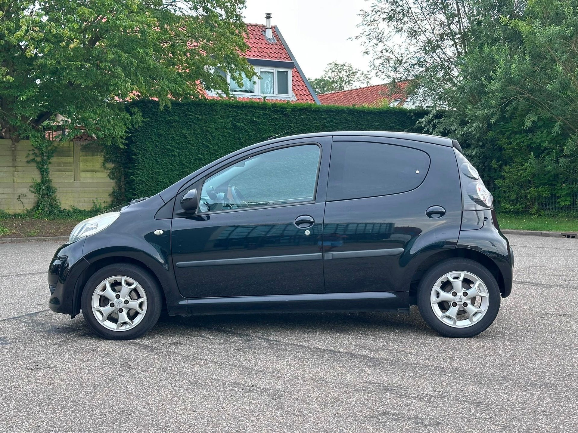 Citroen C1 1.0-12V Exclusive Automaat*5DR*Airco*Half leder*N, Euro 5, Gebruikt, 4 stoelen, C1