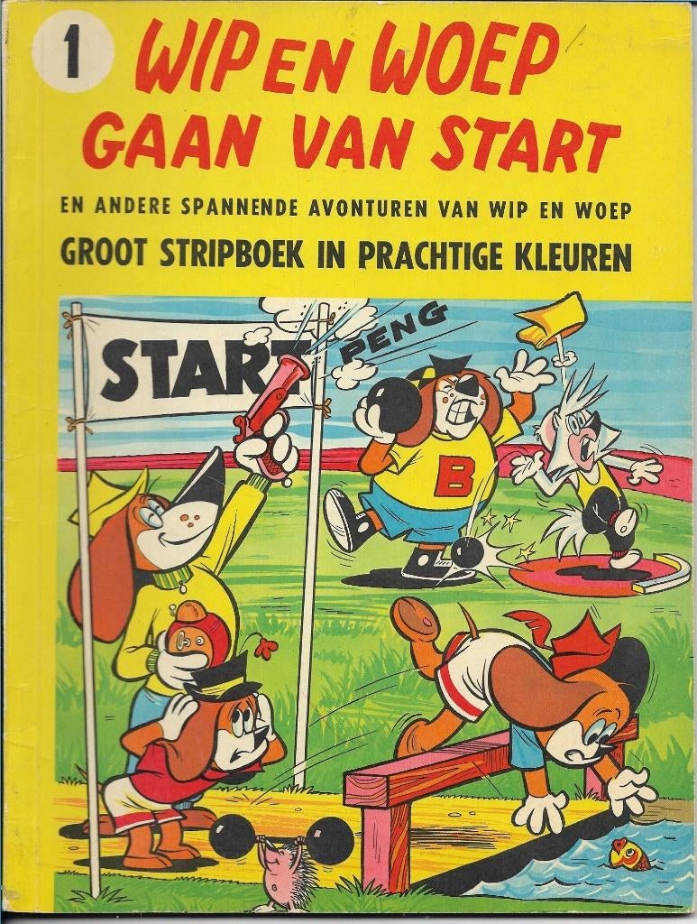 Wip en Woep - Gaan van start, Boeken, Stripboeken, Eén stripboek, Ophalen of Verzenden, Gelezen