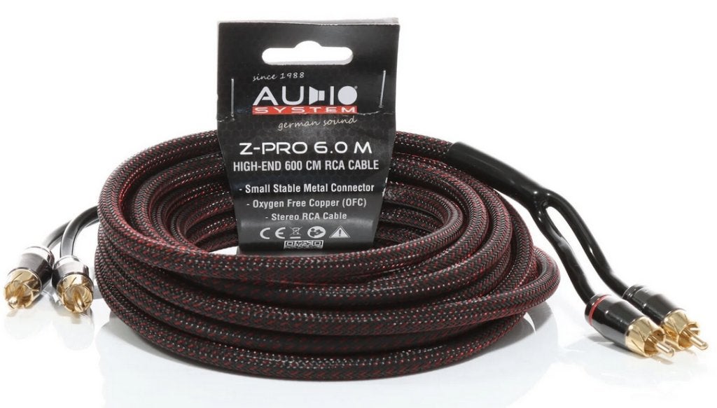 Audio System Z-PRO 6.0 High-End RCA 6 meter / Tulpkabel