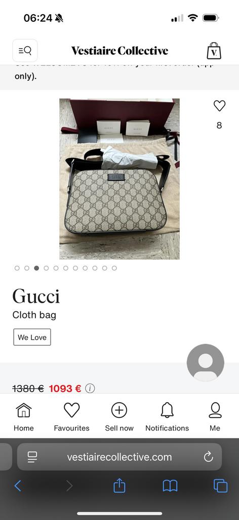 Gucci supreme crossbody bag, Sieraden, Tassen en Uiterlijk, Tassen | Schoudertassen, Overige merken, Zwart, Nieuw, Ophalen of Verzenden