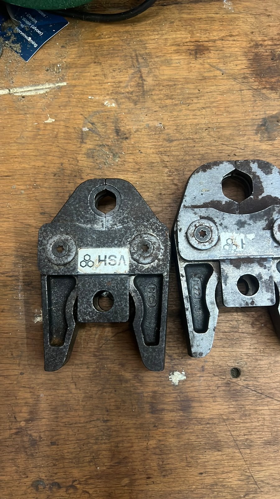 Persbekken M15,22,28 mm, Ophalen of Verzenden, Zo goed als nieuw
