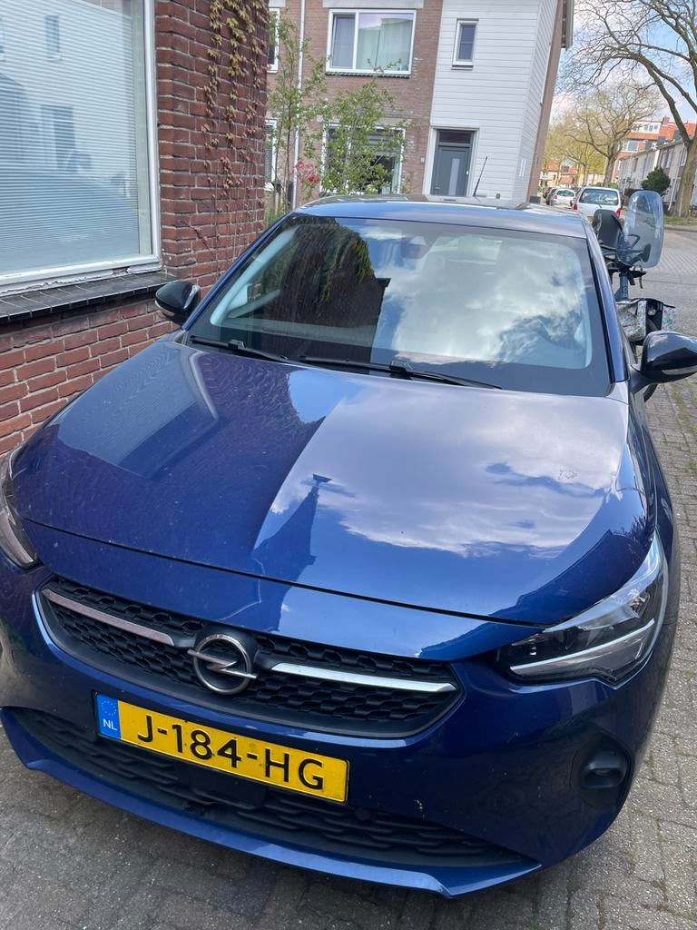 Opel corsa e edition 2020 50 kwh elektrisch, Auto's, Opel, 15 km/l, Zwart, Blauw, Origineel Nederlands