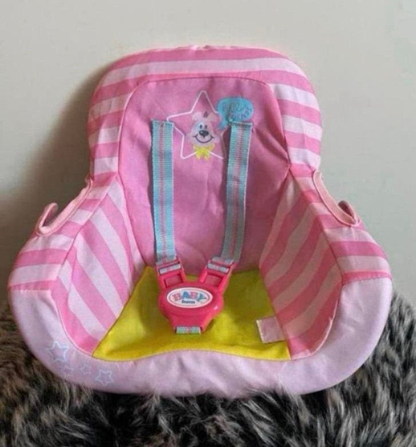 Baby born stoeltje, Kinderen en Baby's, Speelgoed | Poppen, Verzenden, Zo goed als nieuw, Babypop