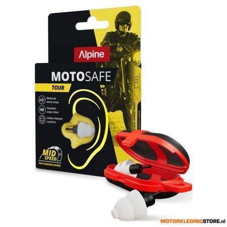 Alpine MotoSafe Earplugs Tour V2, Zwart, Motoren, Ophalen of Verzenden, Nieuw met kaartje