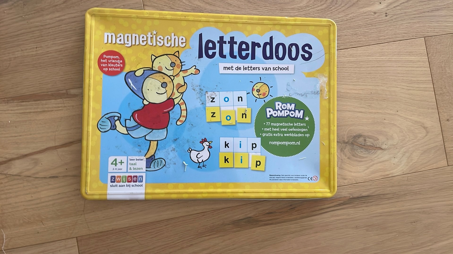 Magnetische letterdoos, Ophalen of Verzenden, Zo goed als nieuw