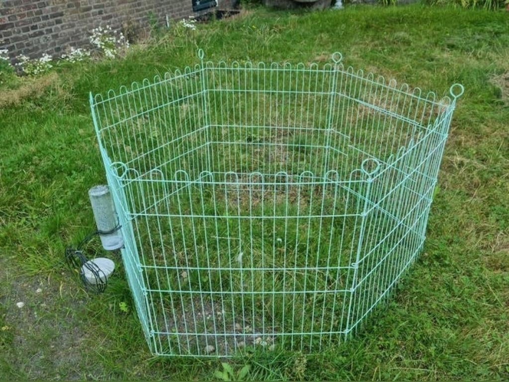 uitloop ren opvouwbaar voor konijnen of kuikens, Dieren en Toebehoren, Knaagdieren en Konijnen | Hokken en Kooien, 110 cm of meer