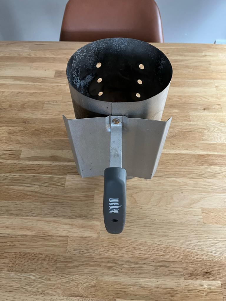 Weber briketten starter (klein), Tuin en Terras, Barbecue-accessoires, Ophalen of Verzenden, Gebruikt