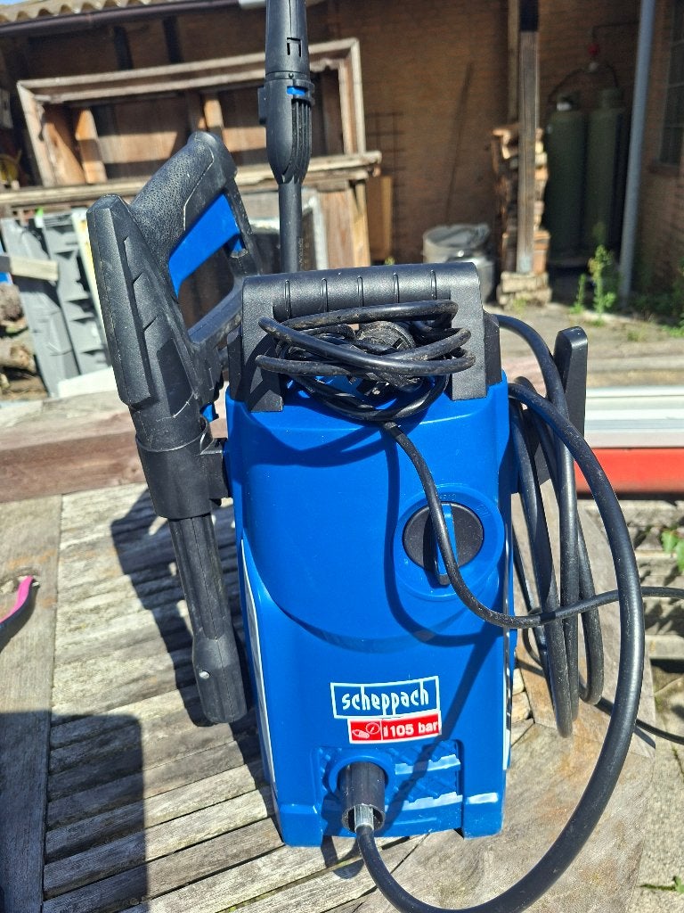 z.g.a.n. hogedruk reiniger Scheppach PW1500, Ophalen of Verzenden, Zo goed als nieuw, Elektrisch, Overige merken