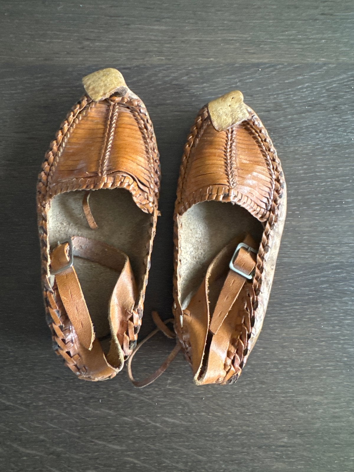 authentieke Servische opanci kinderschoenen maat 25, Antiek en Kunst, Ophalen, Dames
