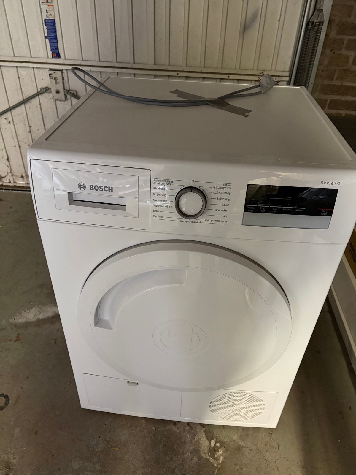 Bosch droger Serie 4 WTH83V70NL 7 kilo, Witgoed en Apparatuur, Wasdrogers, Ophalen, 6 tot 8 kg, Zo goed als nieuw, 85 tot 90 cm