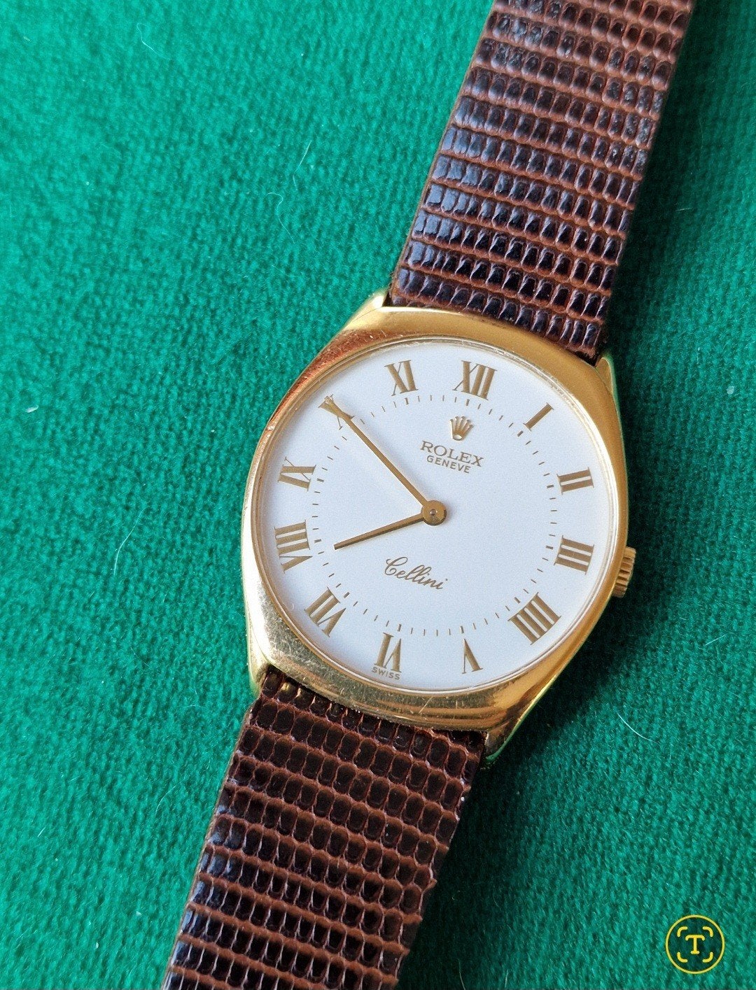 ROLEX CELLINI 18KRT GOUD, Ophalen of Verzenden, Zo goed als nieuw, Goud, Rolex