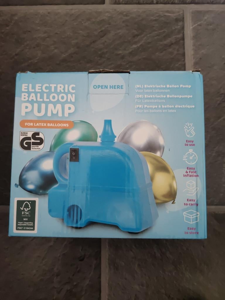 Elektronische ballonnenpomp, Hobby en Vrije tijd, Feestartikelen, Ophalen of Verzenden