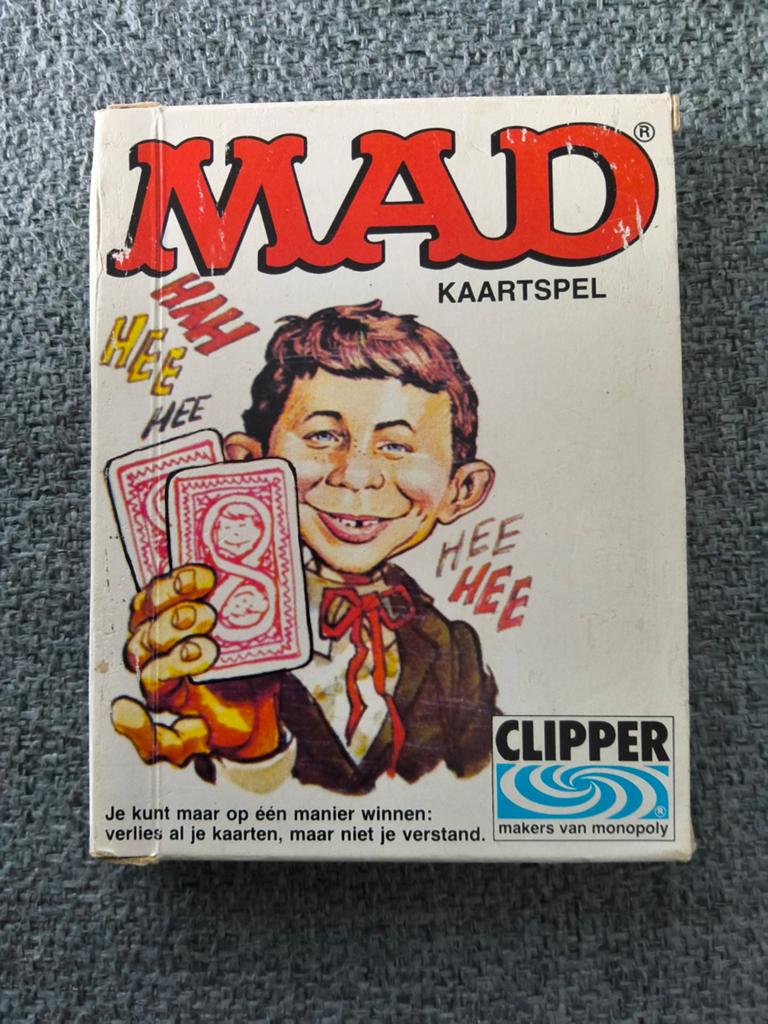 MAD Kaartspel - Klassiek Humoristisch Spel van Clipper, Hobby en Vrije tijd, Gezelschapsspellen | Kaartspellen, Vijf spelers of meer