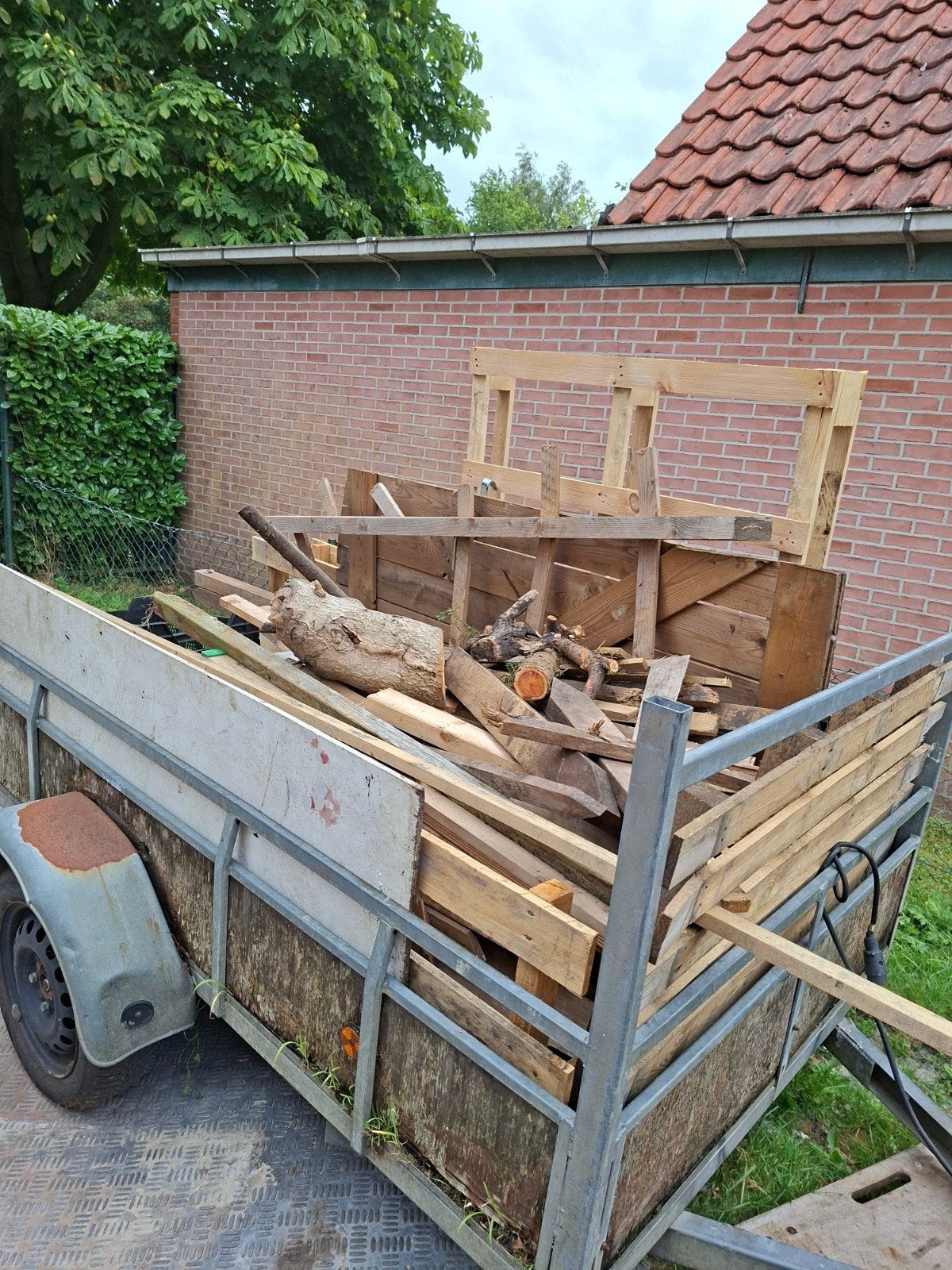 gratis partij brandhout, Tuin en Terras, Haardhout, Minder dan 3 m³, Ophalen of Verzenden