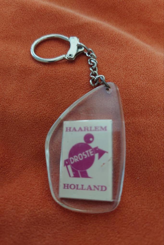 Oude Droste cacao sleutelhanger, Ophalen of Verzenden, Gebruikt, Knuffel of Figuurtje