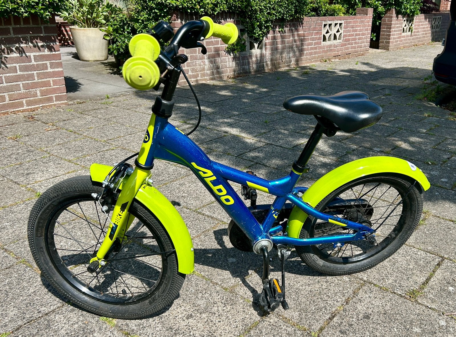 Aldo power bike 16 inch met terugtraprem, Fietsen en Brommers, Fietsen | Kinderfietsjes, Ophalen, Gebruikt, Terugtraprem, 16 tot 20 inch
