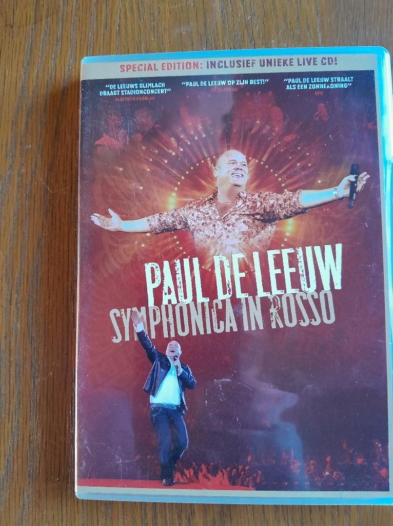 Paul de Leeuw symphonica in Rosso dvd, Alle leeftijden, Ophalen of Verzenden, Gebruikt