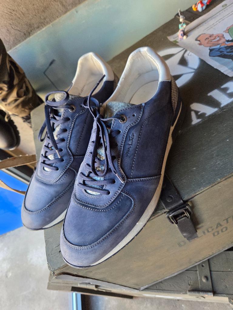 Van Lier Chavar Sneakers maat 46, Kleding | Heren, Schoenen, Zo goed als nieuw, Sneakers of Gympen, Blauw, Ophalen of Verzenden