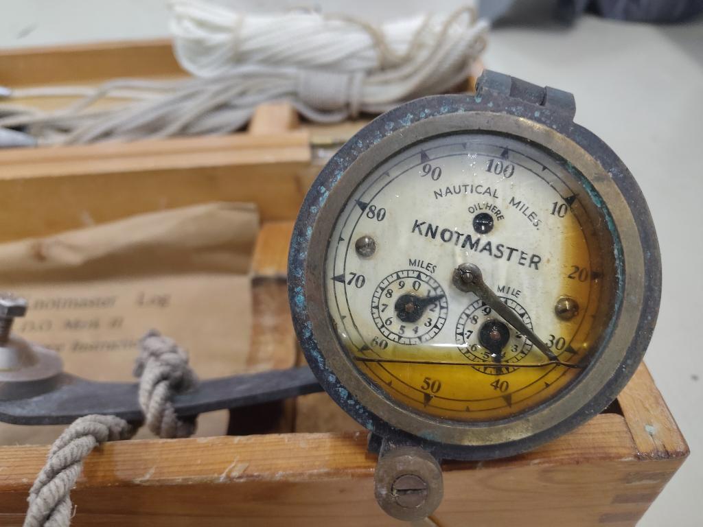 Vintage snelheidsmeter 'Walkers Knotmaster Log', Ophalen of Verzenden, Gebruikt, Motor en Techniek, Zeilboot