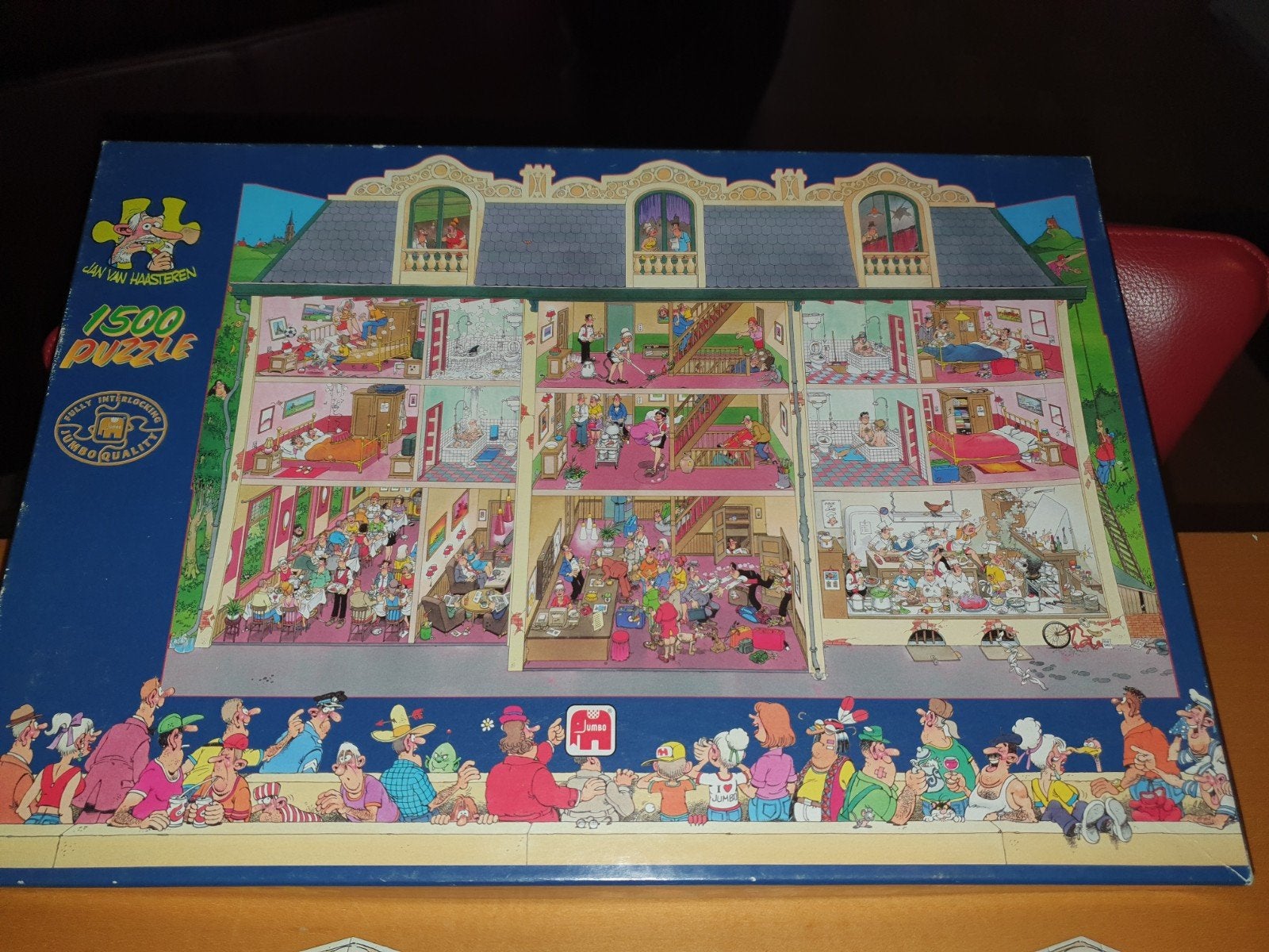 Jan van Haasteren Legpuzzel -  Hotel - 1500 stukjes, Ophalen of Verzenden, 500 t/m 1500 stukjes, Zo goed als nieuw