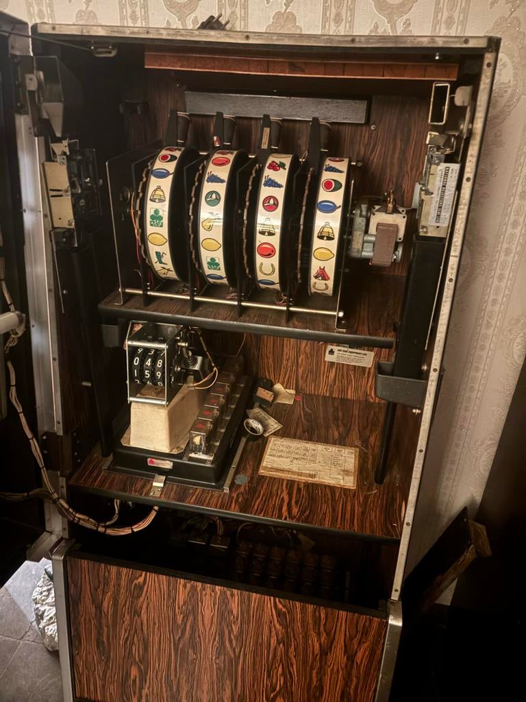 Vintage Gokkast - Sweepstake - Werkend, Verzamelen, Automaten | Gokkasten en Fruitautomaten, Gulden, Ophalen, Gebruikt