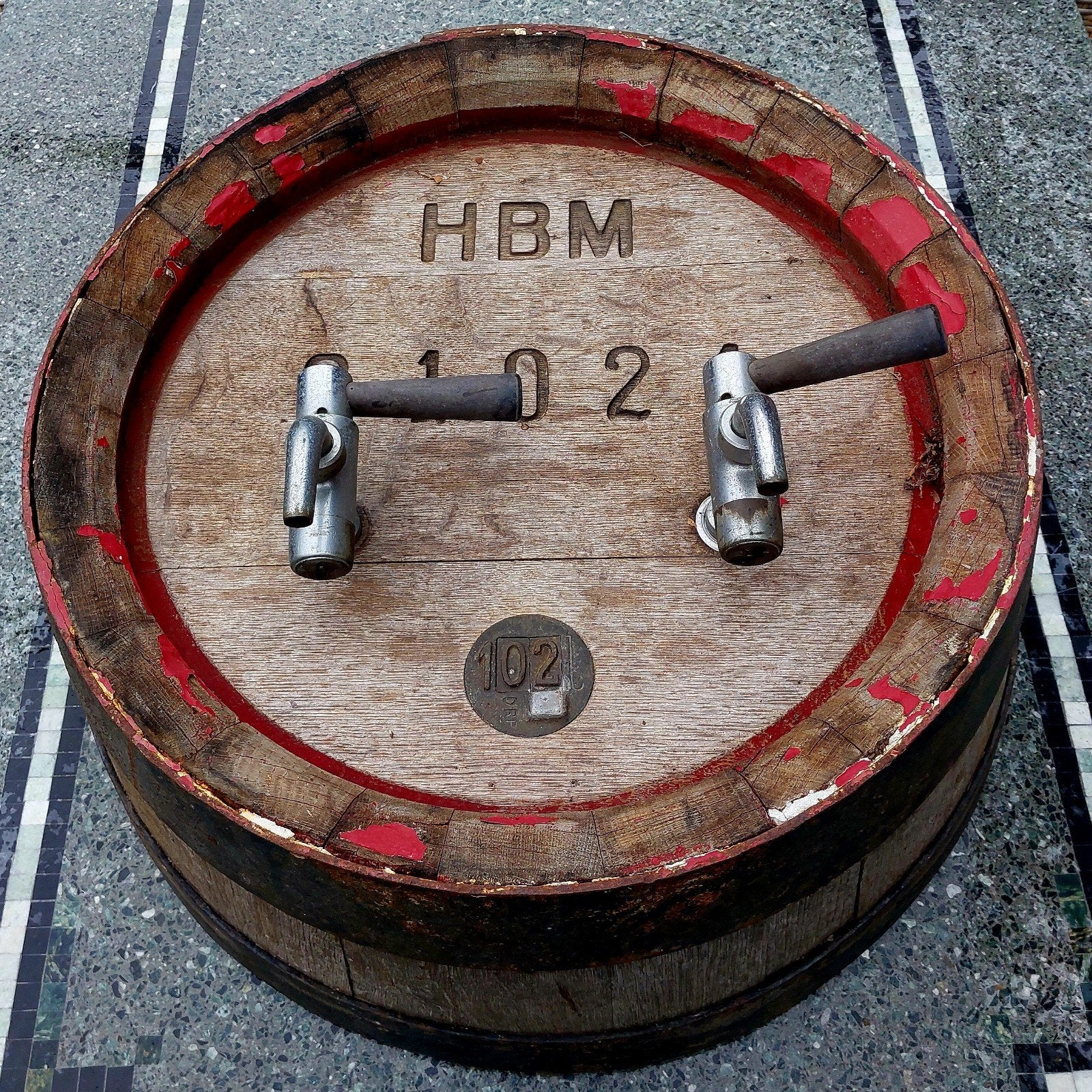 Antiek Houten Heineken Bier Vat met Taps, Ophalen