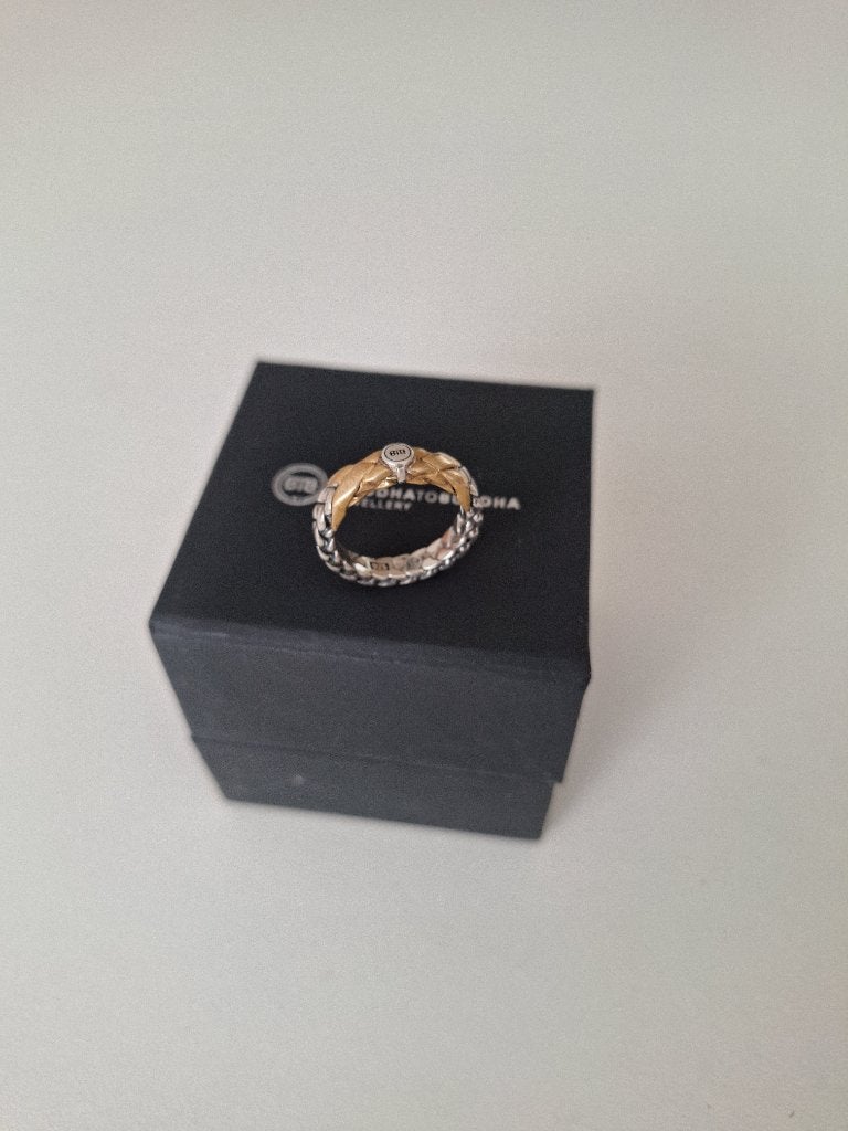 Budha to Budha ring, 18 tot 19, Ophalen of Verzenden, Zo goed als nieuw, Dame