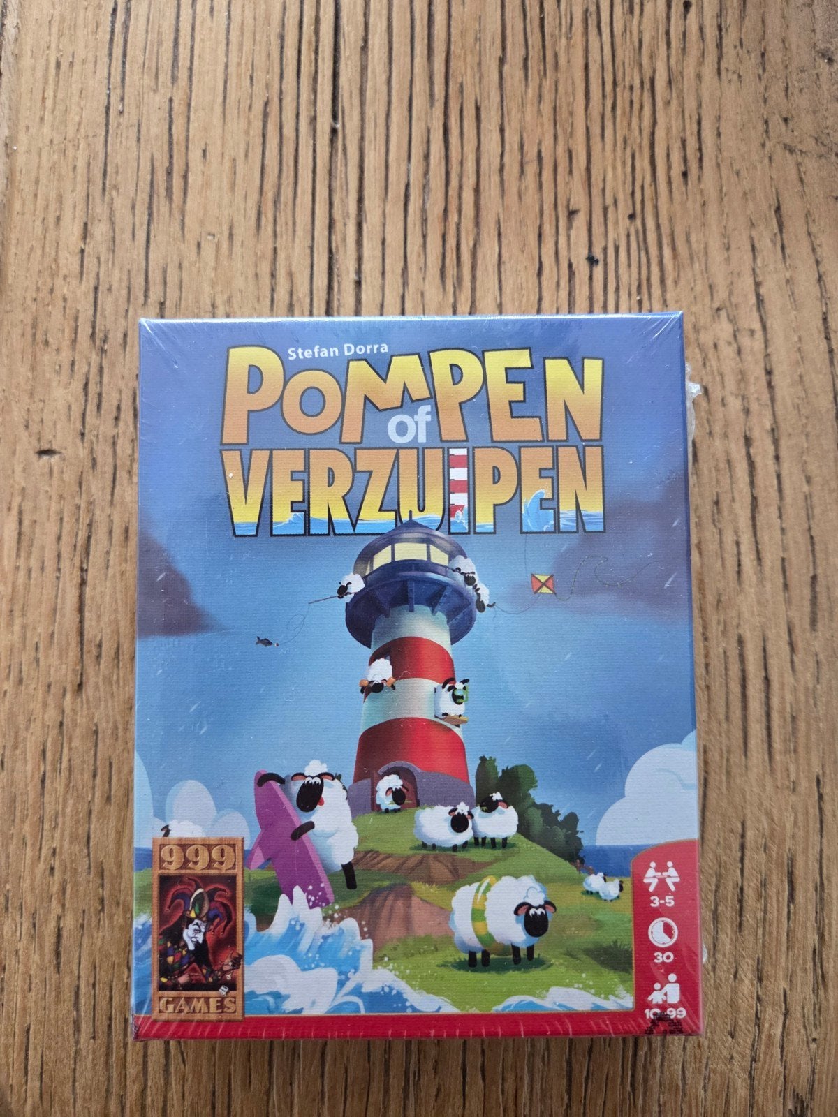 Pompen of Verzuipen - Spannend Kaartspel van 999 Games, Drie of vier spelers, Ophalen, Nieuw, 999 Games