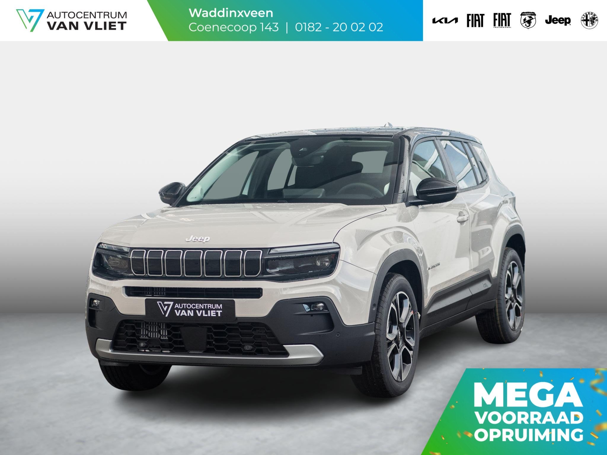 Jeep Avenger 1.2 e-Hybrid Summit | Uit voorraad leverbaar |, Auto's, Stof, Gebruikt, 1199 cc, Met garantie (alle)