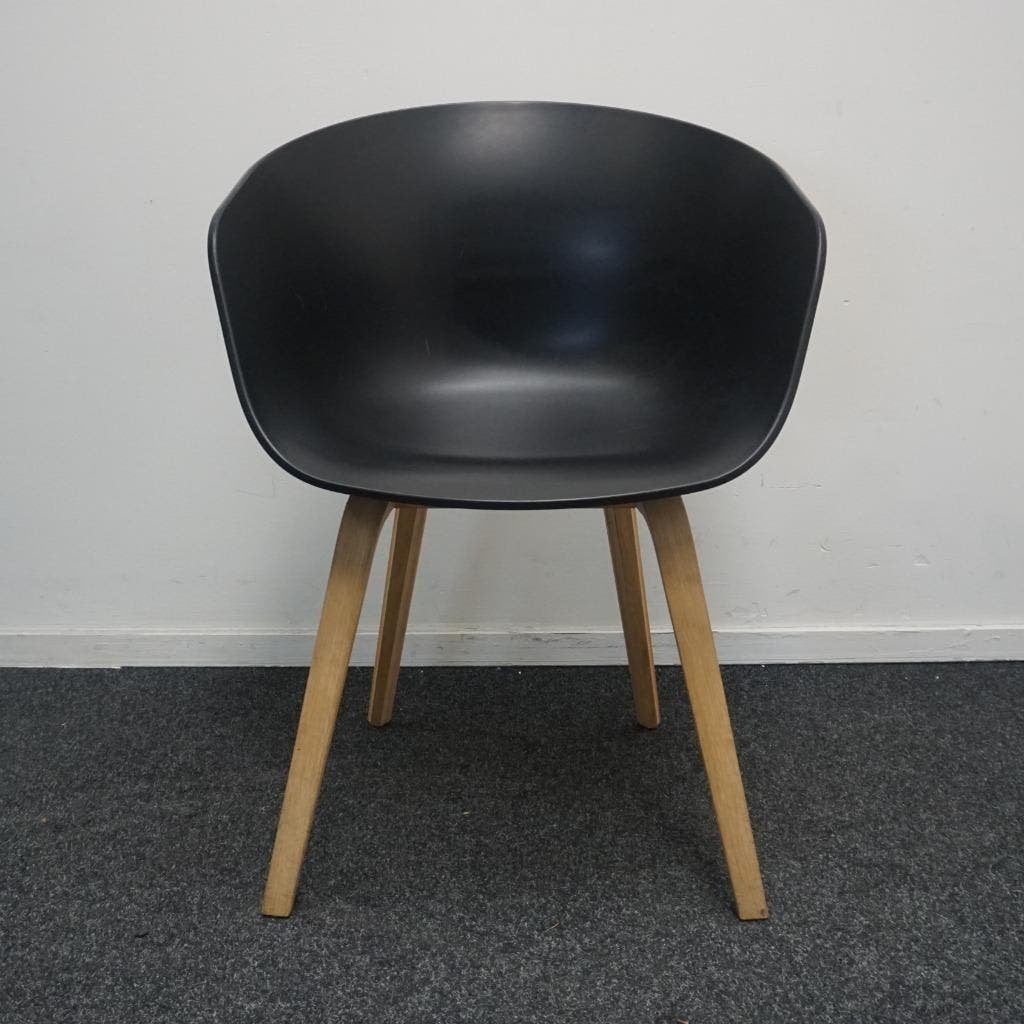 HAY About a Chair AAC22 Design Stoel | Zwart | Eiken, Hout, Gebruikt, -, Zwart