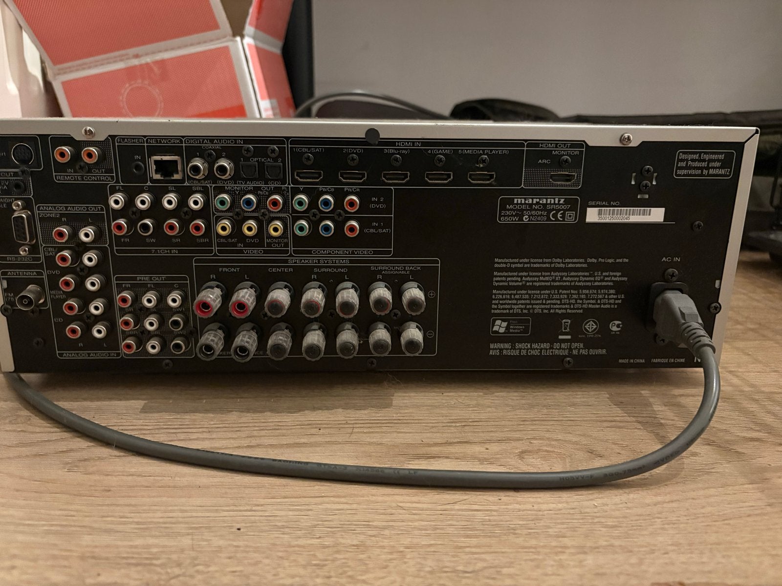 Marantz SR6008 AV-receiver - Reparatie nodig, Niet werkend, 120 watt of meer, Ophalen, Marantz
