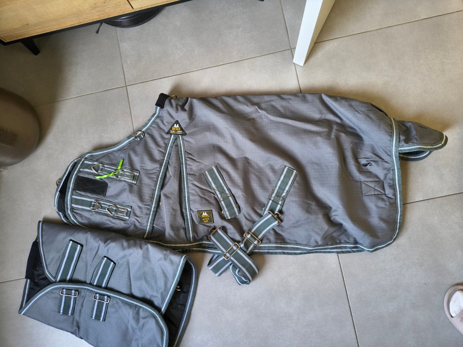 outdoor deken shetland 110 cm 400 gram met afneembare hals, Dieren en Toebehoren, Shetlander/Mini, Overige merken, 400 g, Ophalen of Verzenden