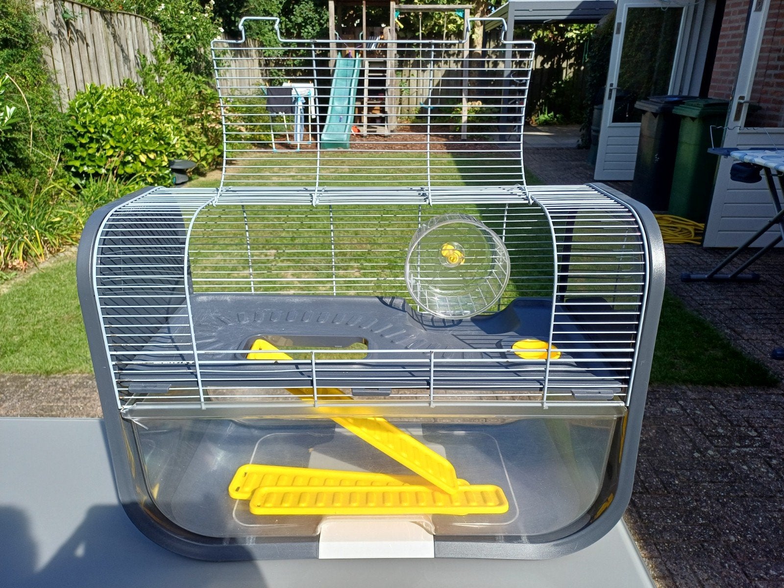 Savic Geneva Hamsterkooi (Antraciet/Zilver) met accessoires, Ophalen, Gebruikt, Overige typen