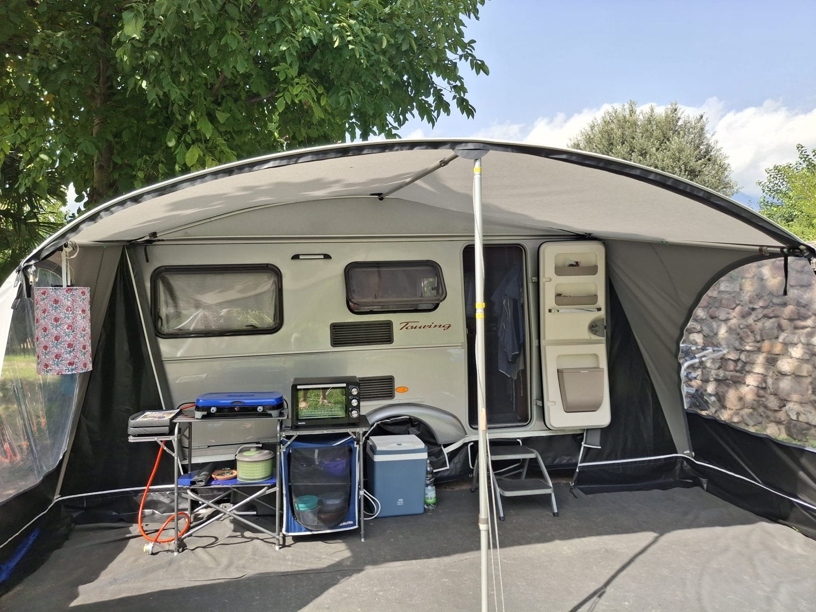 Unico Verona Caravanluifel Eriba Touring, Ophalen, Zo goed als nieuw