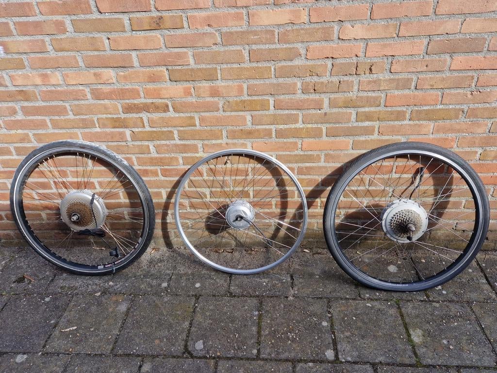Elektrische wielen 28 inch, Fietsen en Brommers, Fietsonderdelen, Ophalen, Wiel