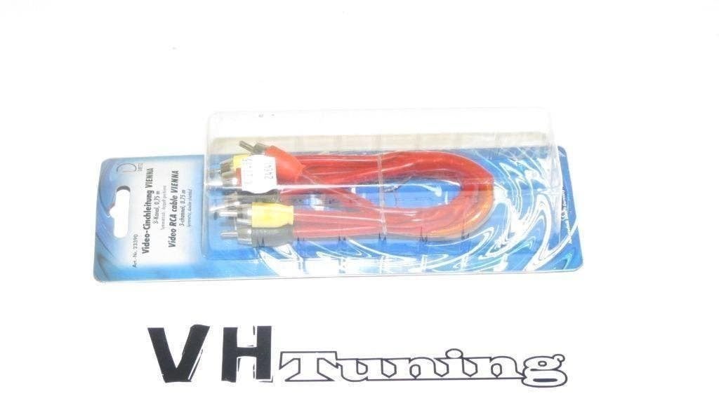 Dietz Video RCA cable VIENNA 3 channel 0,75M symmetric, Ophalen of Verzenden