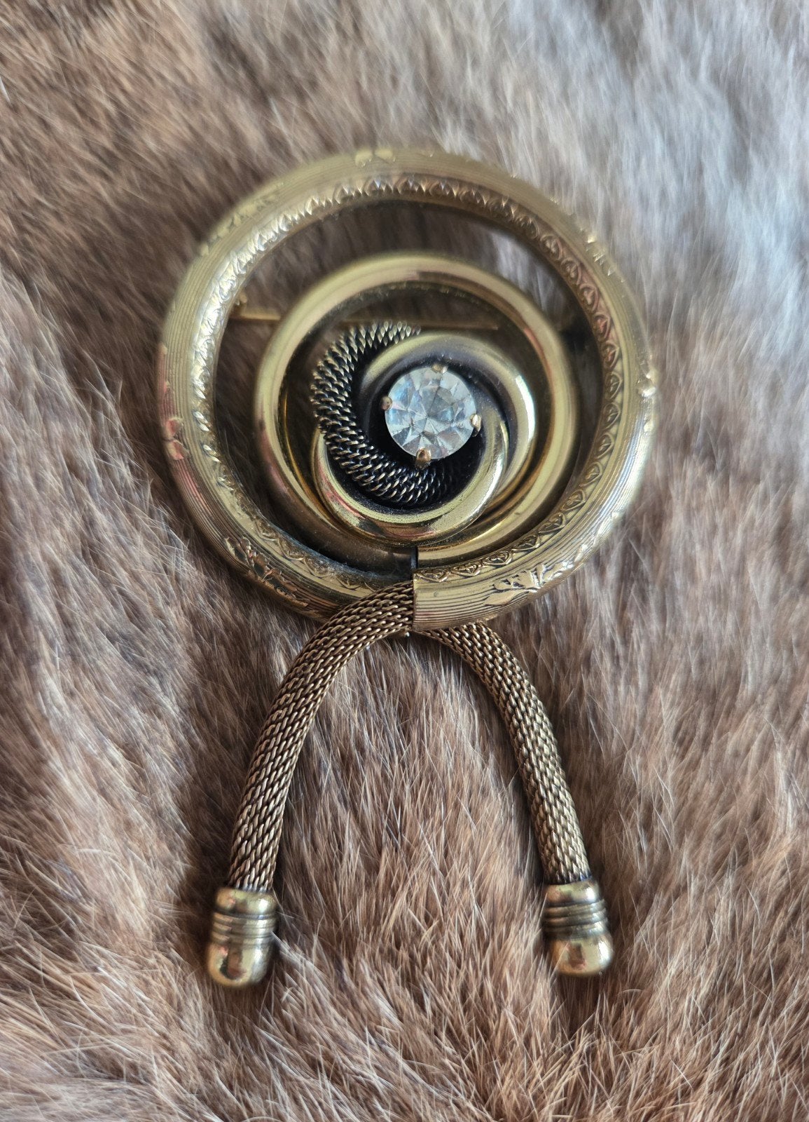Vintage Ermani Bulatti Statement Broche – Jaren '70/'80, Sieraden, Tassen en Uiterlijk, Ophalen, Gebruikt, Goud, Overige materialen