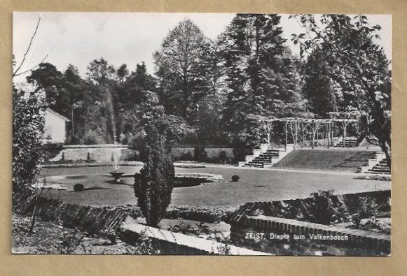 Oude Ansichtkaart Zeist, Diepte tuin Valckenbosch. Stichting, Ophalen of Verzenden, Voor 1920, Ongelopen, Utrecht