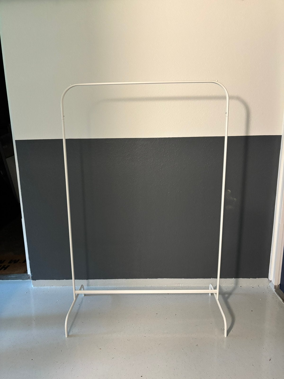 Kledingrek ikea wit, Ophalen, Zo goed als nieuw