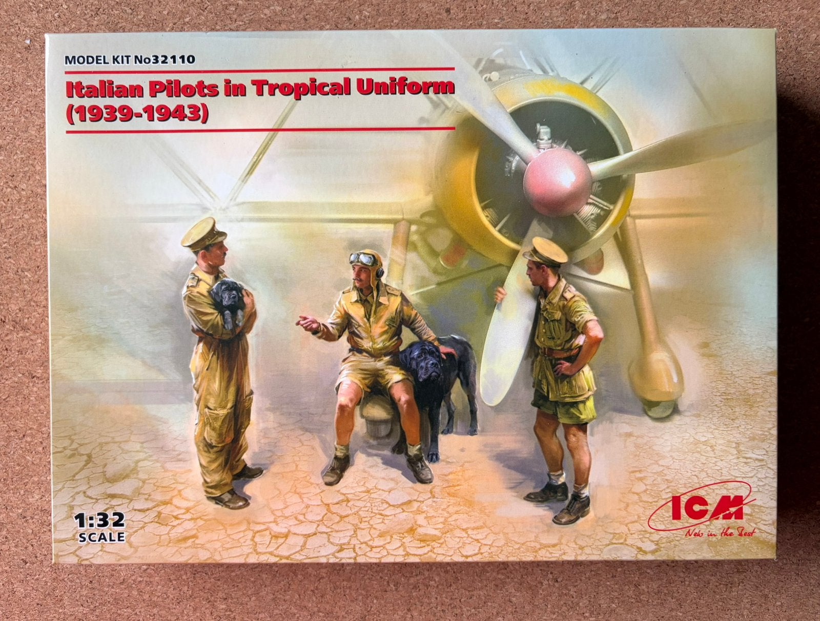 ICM 32110 Italian pilots in tropical uniform 1:35  *SEALED*, Ophalen of Verzenden, Zo goed als nieuw, 1:35 tot 1:50