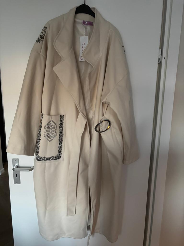 Dames tussen jas lang maat xxl, Ophalen, Nieuw, Maat 46/48 (XL) of groter, Beige