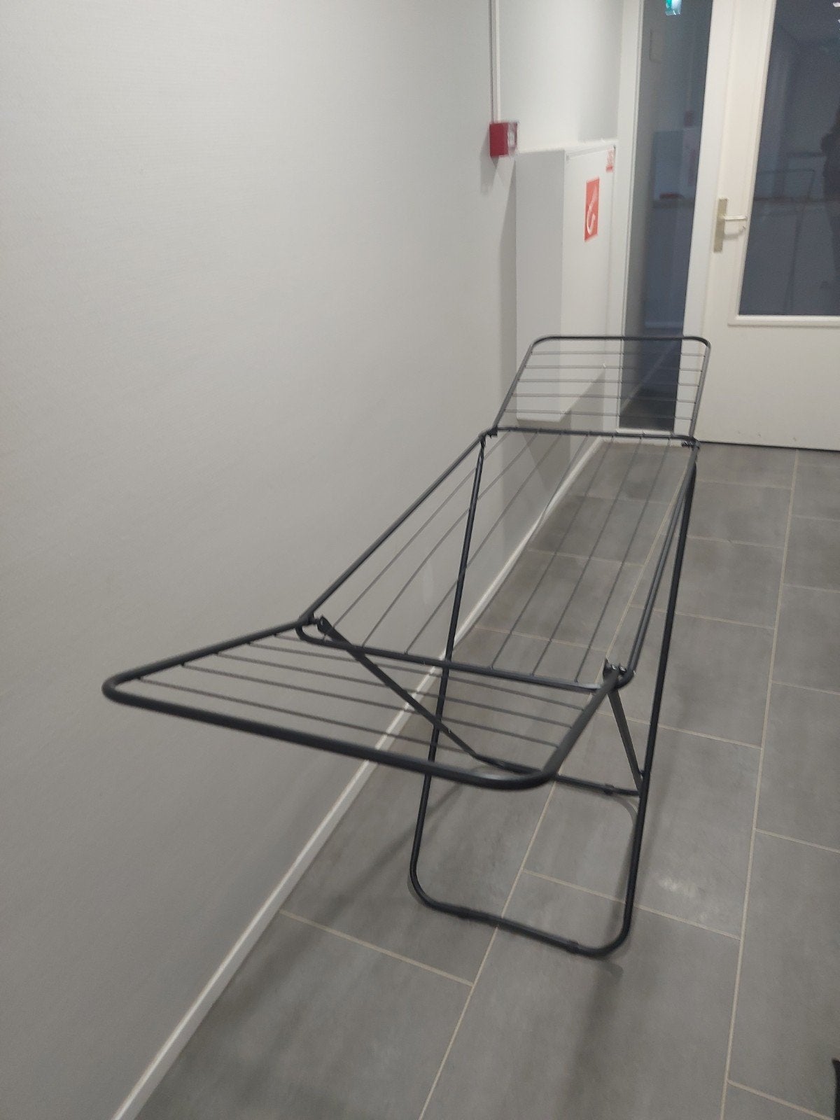 Zwart wasrek - Handig en compact, Ophalen, Gebruikt, Wasrek