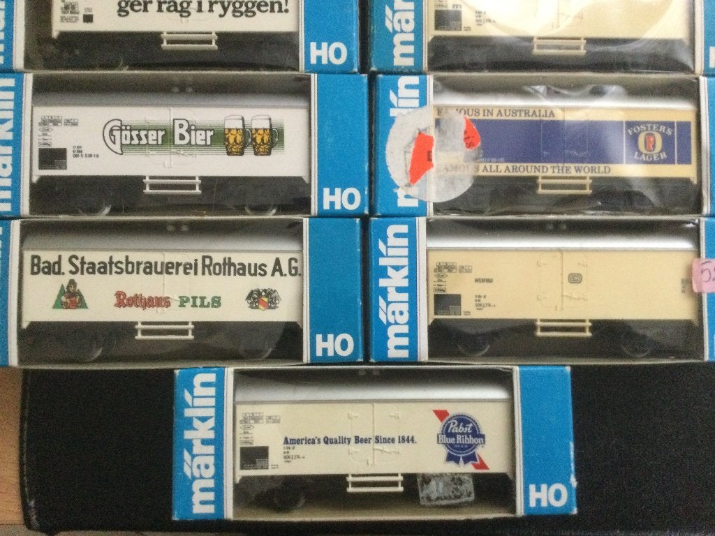 Märklin 4562 Fosters lager bierwagen, Ophalen, Wisselstroom, Wagon, Zo goed als nieuw